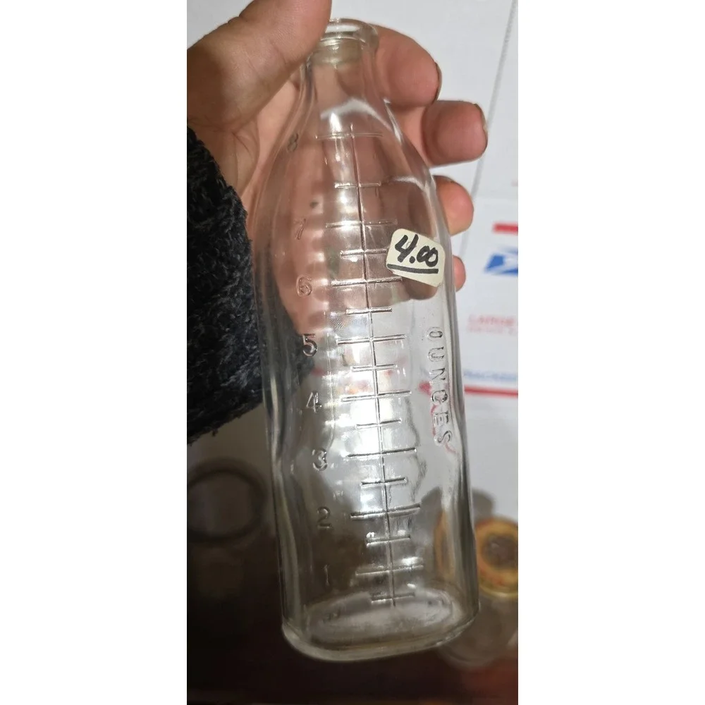 Glass Pyrex Baby Bottle + Old Black Pepper Coffee Spice Jar +‎ Spritzer